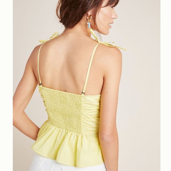 ❌SOLD❌ Anthropologie Maeve Stephanie Peplum Tank - Picture 3 of 12